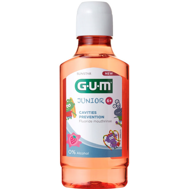 GUM Junior mundskyl m. fluor 0,05%, 300 ml