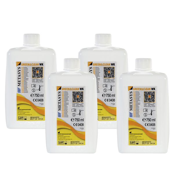 Green & Clean WK brugsopløsning, refill, 4 x 750 ml