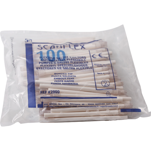 Scan-Flex spytsug hvide, 1000 stk.