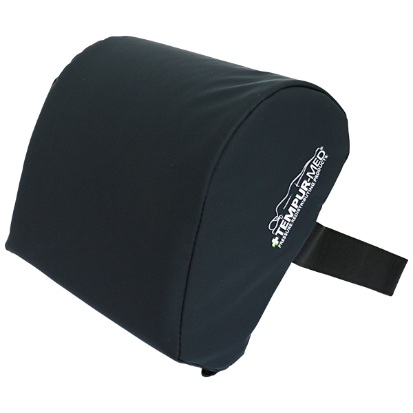 Tempur pude m/forhøjning, marineblå