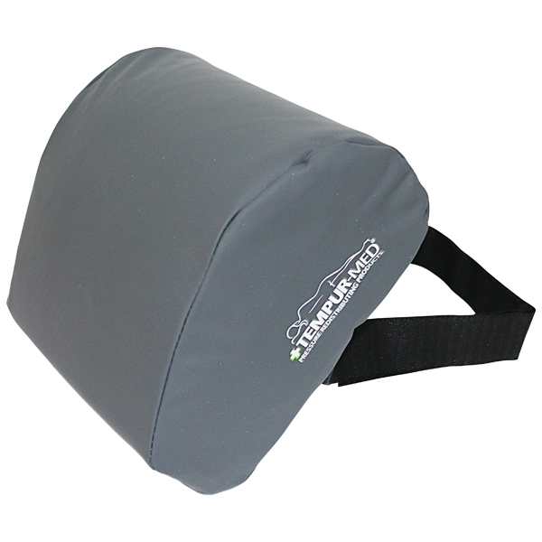 Tempur betræk, m/forhøjning, mørkegrå 