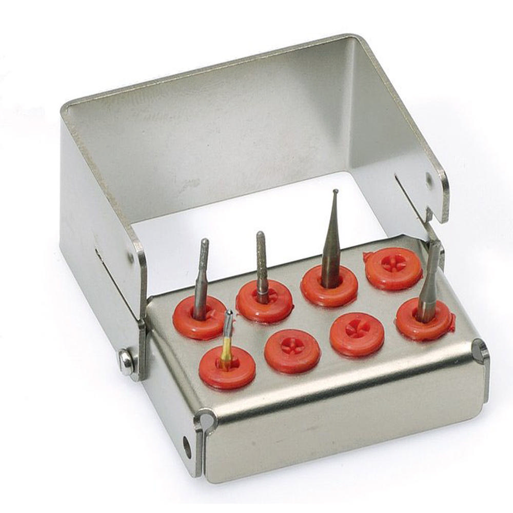 Nichrominox Plug In borholder, grøn, til 8 bor