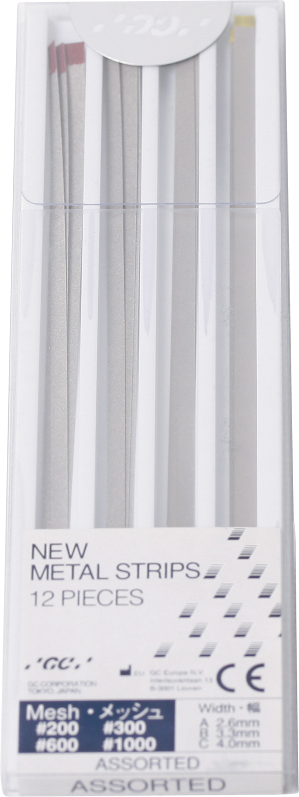 GC Metalstrips assorterede, 12 stk.