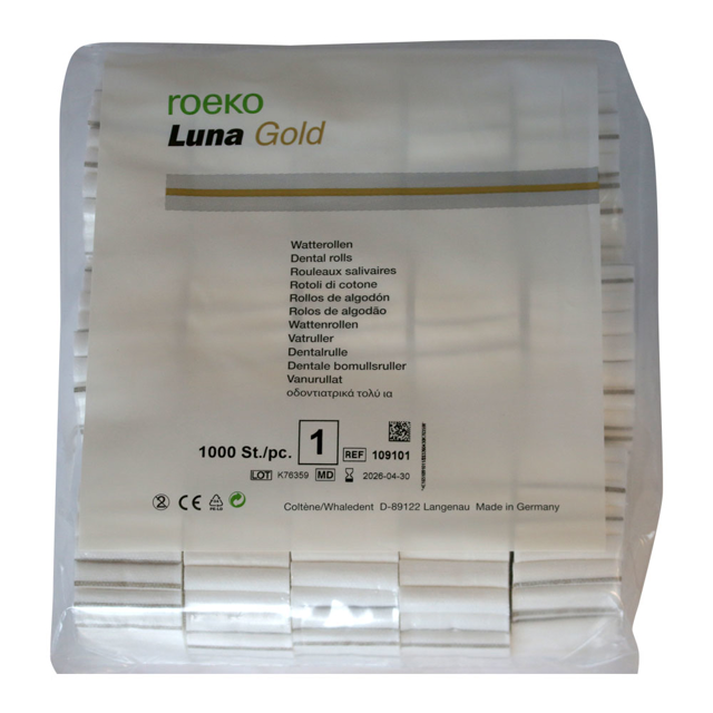 Luna Gold vatruller str. 1, 1000 stk.