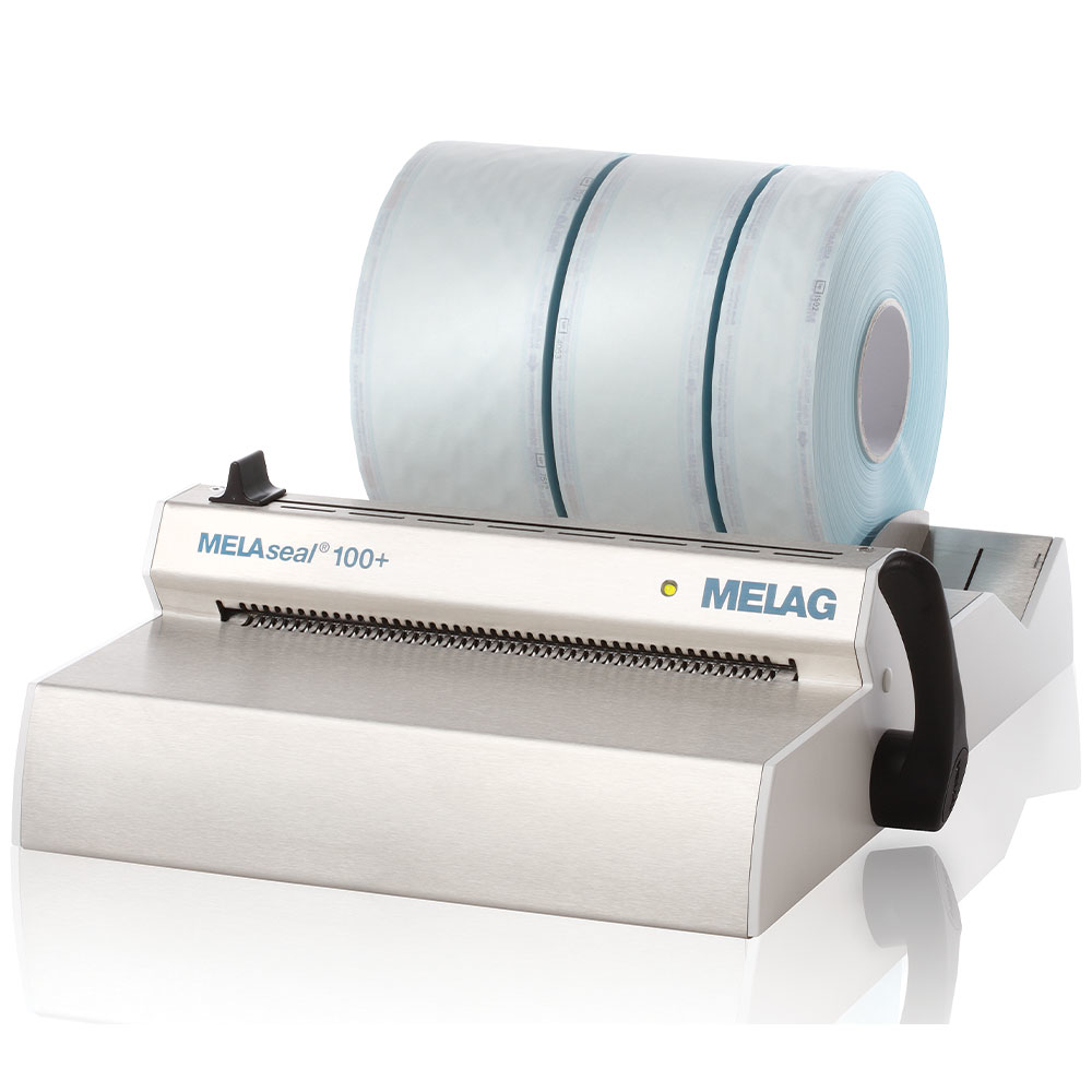 Melag MELAseal 100+ foliesvejser samt disp. stand. Lav 