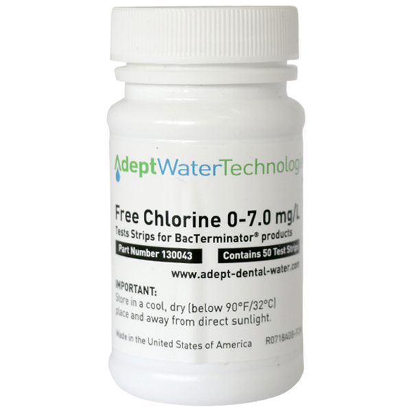 Adept Klor teststrips, 50 stk.