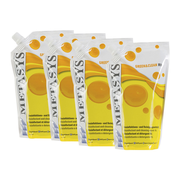 Green & Clean H1 sugerens, 4 X 500ml