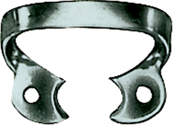 Hygenic kofferdamklamme u/vinger nr. W2