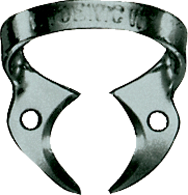 Hygenic kofferdamklamme u/vinger nr. W7