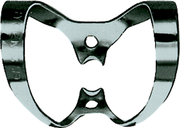 Hygenic kofferdamklamme u/vinger nr. W9