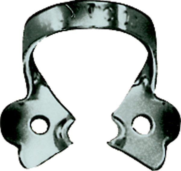 Hygenic kofferdamklamme m/vinger nr. 2