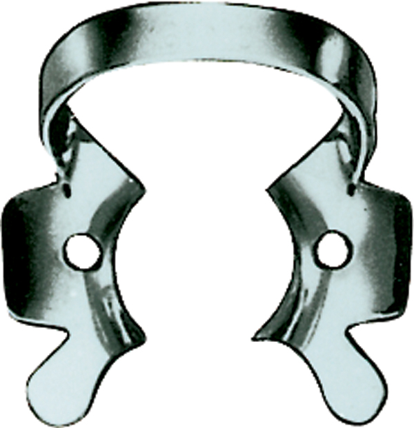 Hygenic koffedamklamme m/vinger nr. 8