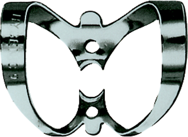 Hygenic kofferdamklamme m/vinger nr. 9