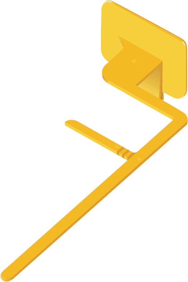 Kwik-Bite filmholdere gule, 15 stk.