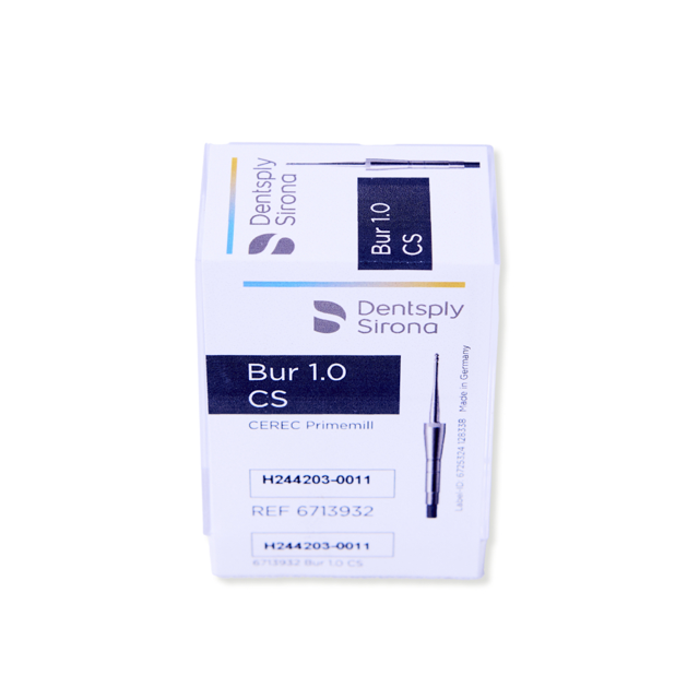 CEREC Primemill bor, 1,0 CS, sort, 3 stk.