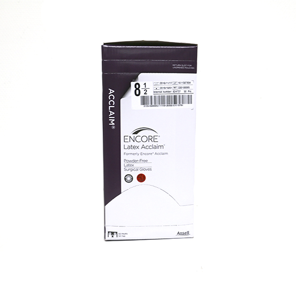 Encore Acclaim latex sterile PF str. 8,5, 50 par