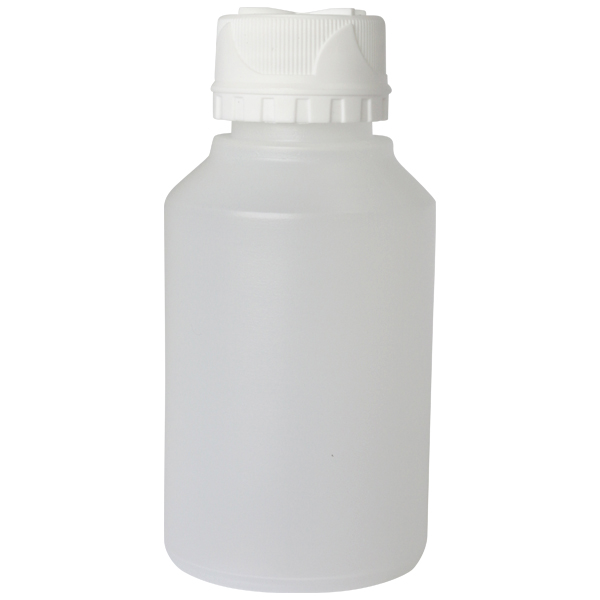 Plastflasker 100 ml m/låg, 10 stk.