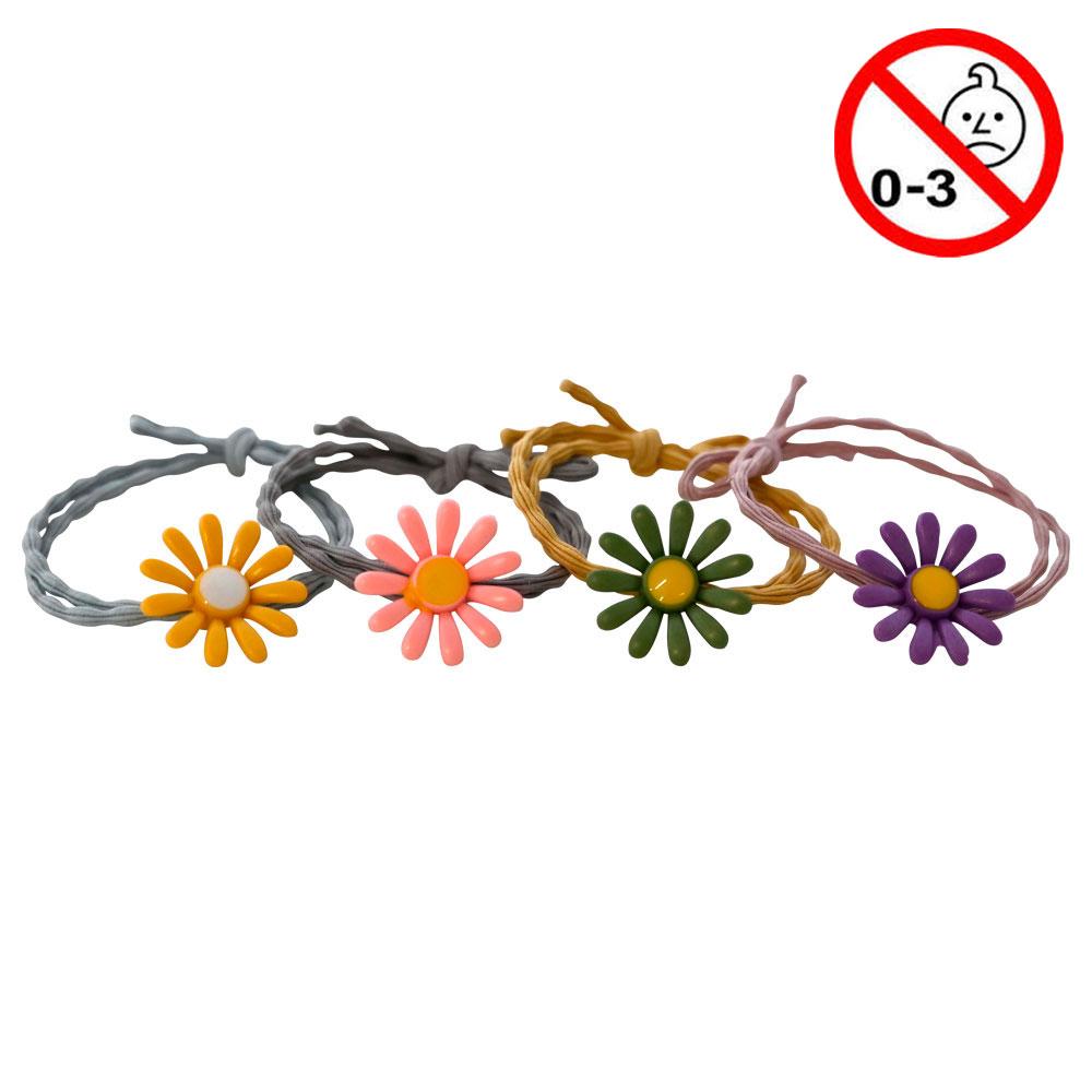 Legetøj, armbånd/hårelastikker ass. farver, 10 stk