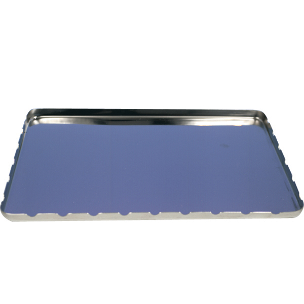 Directa stålbakke m/brudt kant, stk.