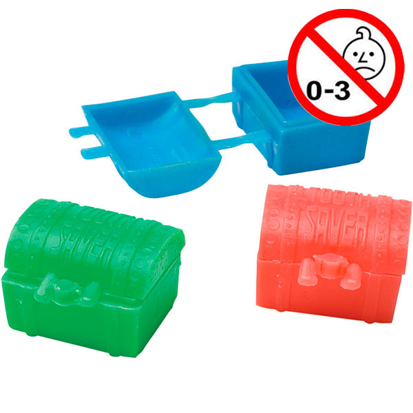 Legetøj, tandkister, 144 stk.