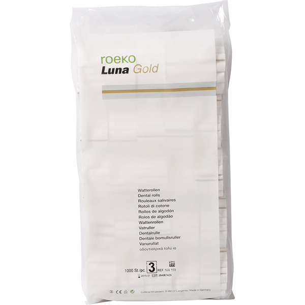 Luna Gold vatruller str. 3, 1000 stk.