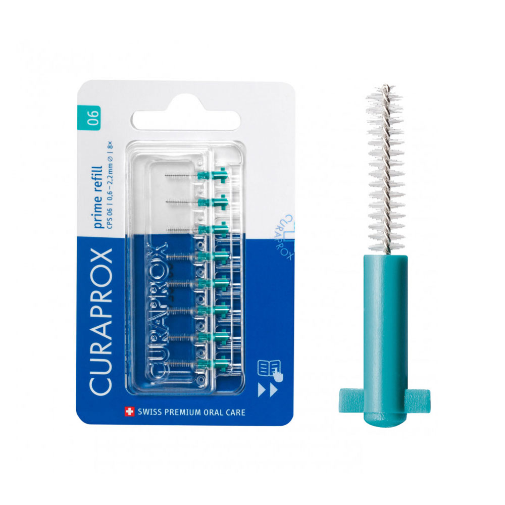 Curaprox Prime interdentalbørster, 0,6 mm, 8 stk.