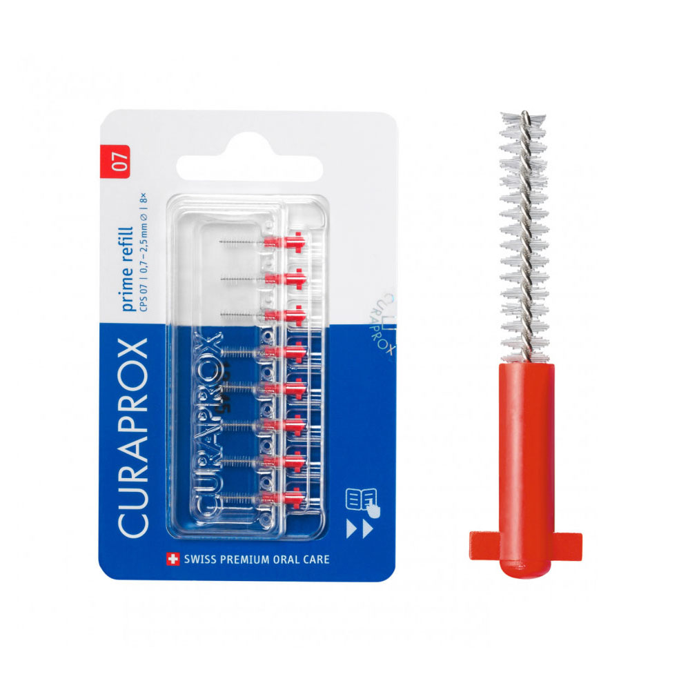 Curaprox Prime interdentalbørster, 0,7 mm, 8 stk.