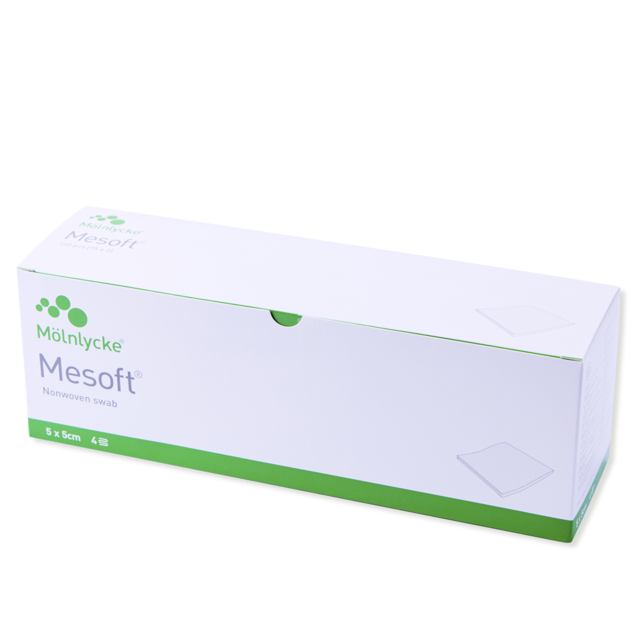 Mesoft kompres 5 x 5 cm, sterile, 75 x 2 stk. 