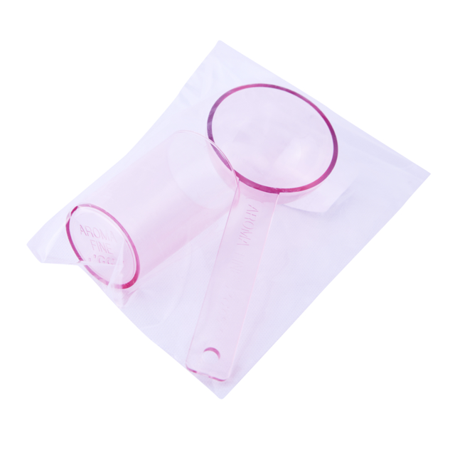 Måleske og -bæger til Aroma Fine, 1 sæt