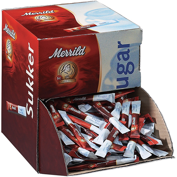 DE sukker sticks, 500 stk.