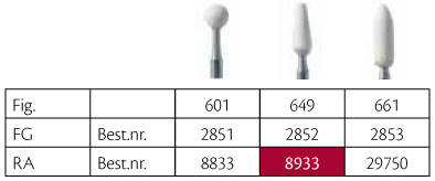 Arkansas-sten hvide RA 649XF/025, 5 stk.