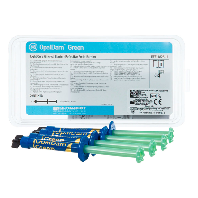 OpalDam Green flydende kofferdam, 4 x 1,2 ml