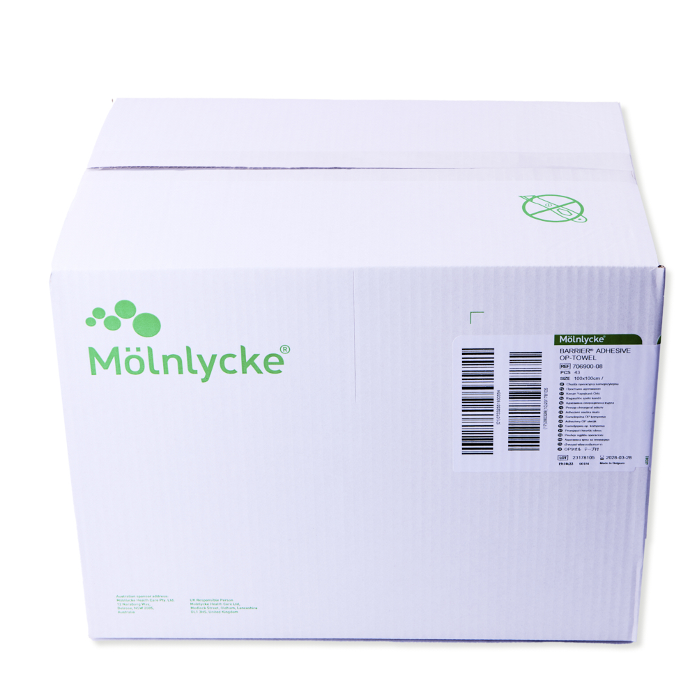 Afdækningsstykker m/klæb, 100 x100 cm, 43 stk.