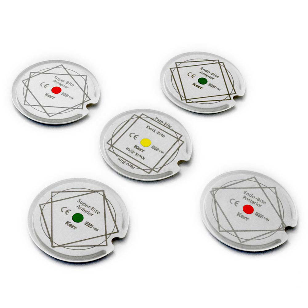 Centreringsskiver t/Kerr rtg.holdere, ass., 20 stk