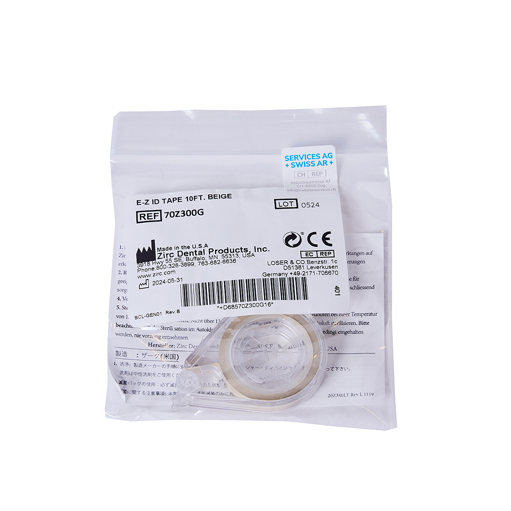 Zirc farvemarkeringstape, beige, 3 meter