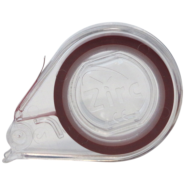 Zirc farvemarkeringstape, rød, 3 meter