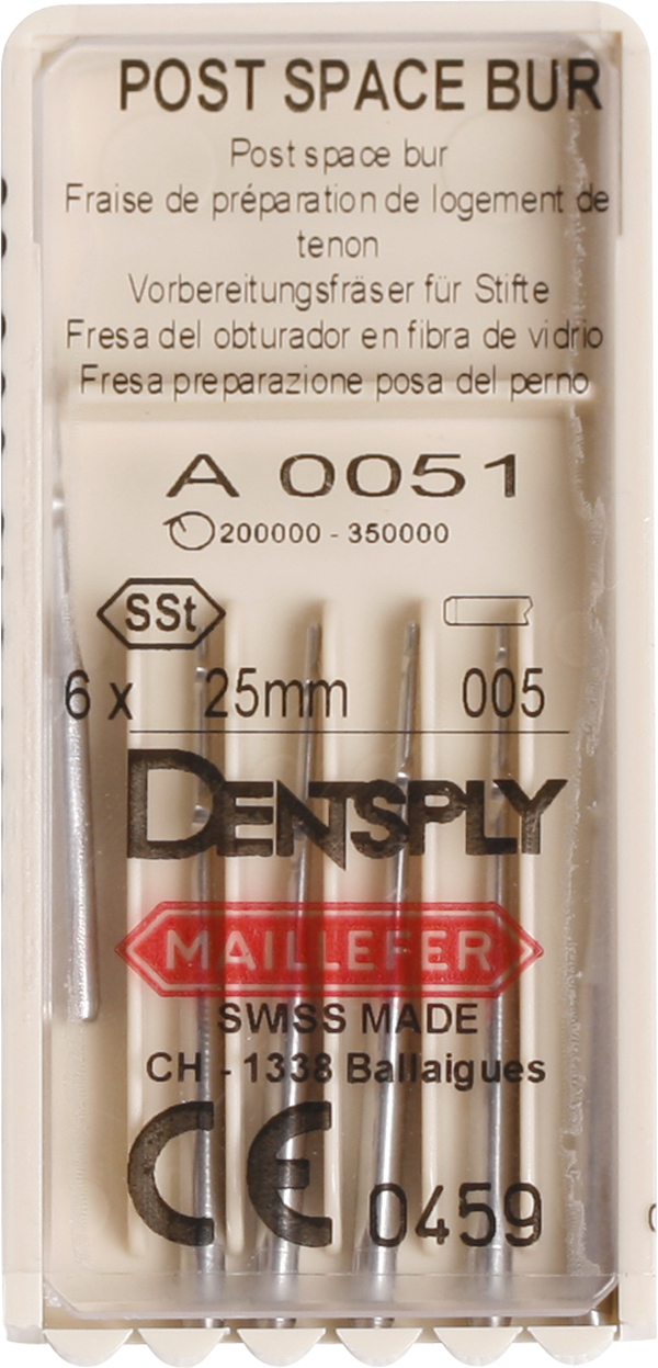 Post Space-bor FG 005/25 mm, 6 stk.