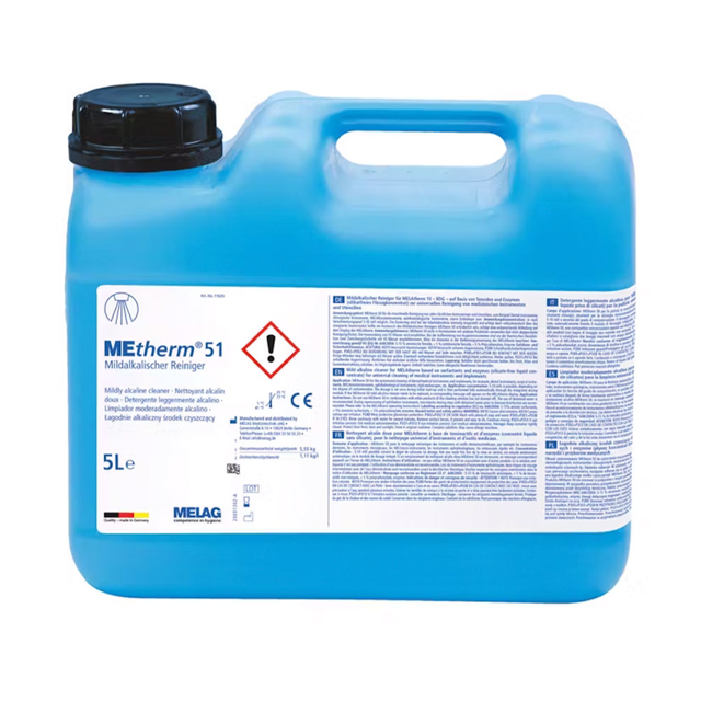 Melag MEtherm 51, mildt alkalisk rengøringsmiddel, 5 liter