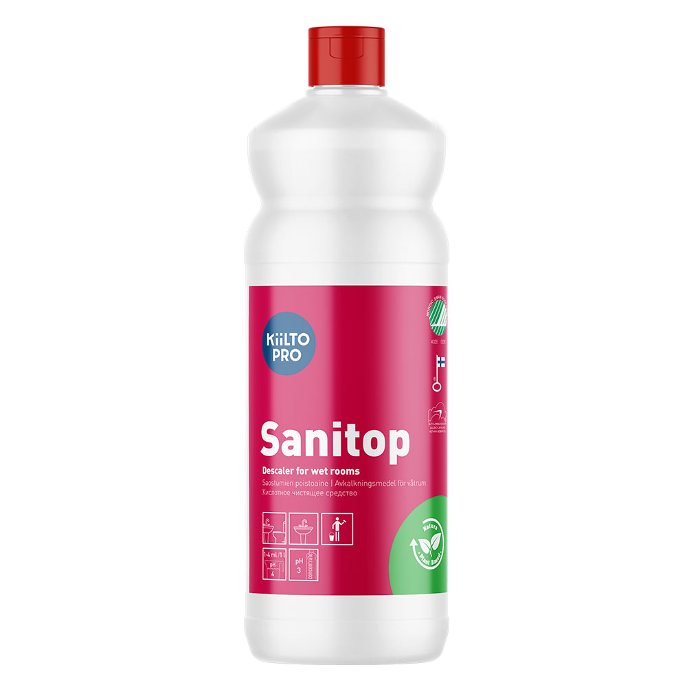 Kiilto Pro Sanitop sanitetsrengøring, 1 liter