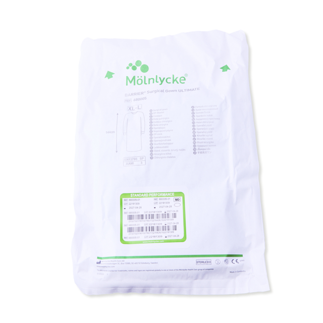 Barrier OP-kittel, Ultimate, SP, str. XL-L, stk.