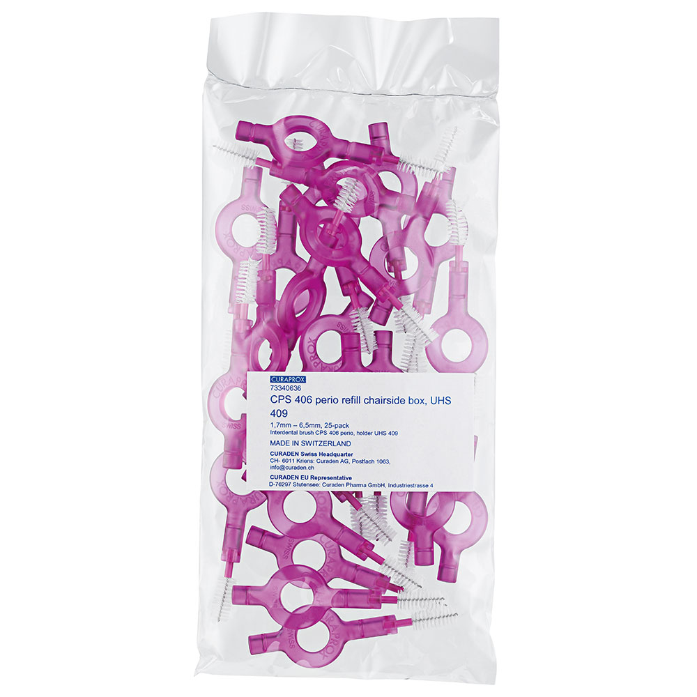 Curaprox Perio interdentalbørster pink kort 25 stk