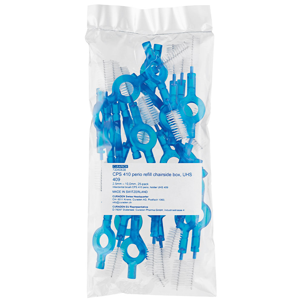 Curaprox Perio interdentalbørster, blå kort 25 stk