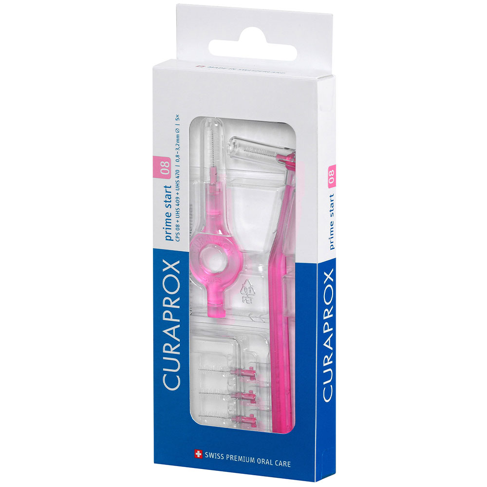 Curaprox Prime interdentalbørster, 0,8 mm, 5 stk.