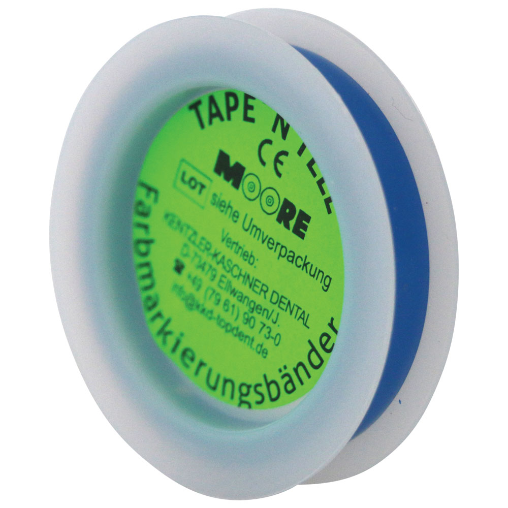 Tape-N-Tell farvemarkeringstape blå, stk.