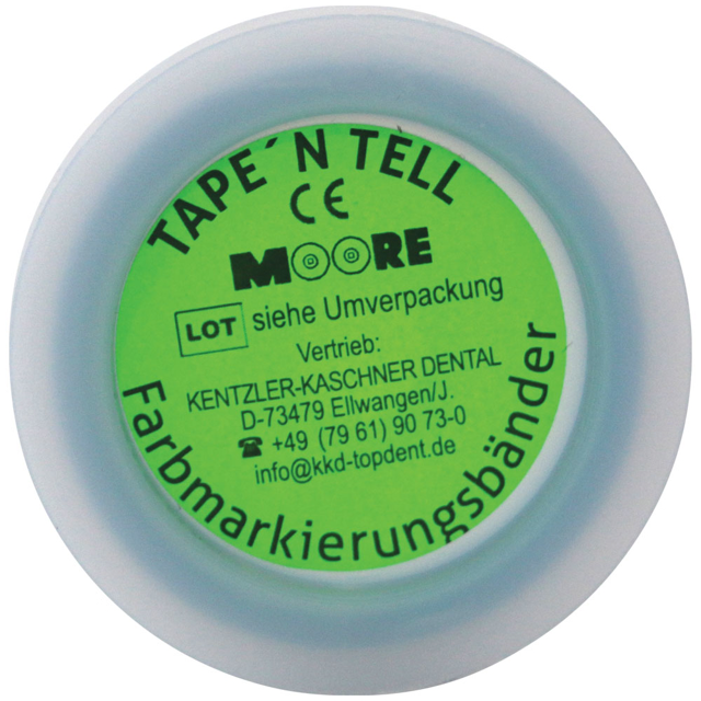 Tape-N-Tell farvemarkeringstape blå, stk.