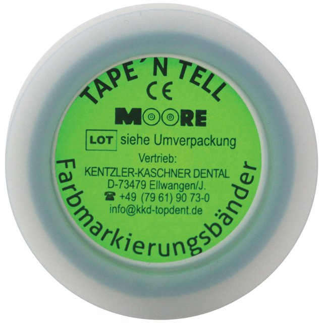 Tape-N-Tell farvemarkeringstape grøn, stk.