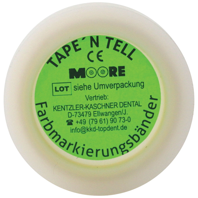 Tape-N-Tell farvemarkeringstape gul, stk.