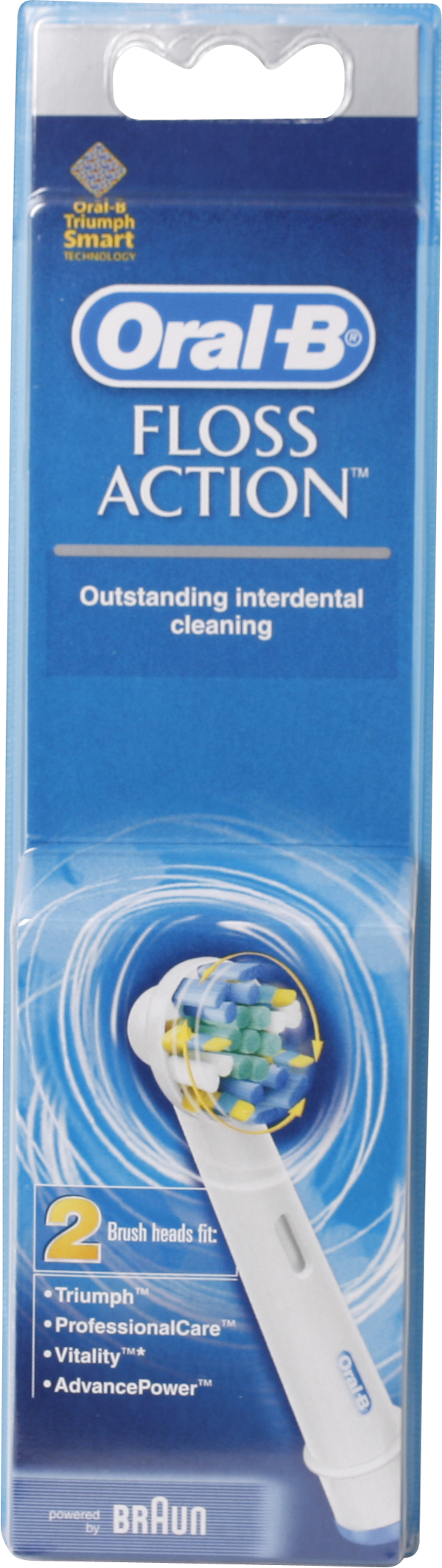 OralB Floss Action børstehoveder EB 252, 3 stk.