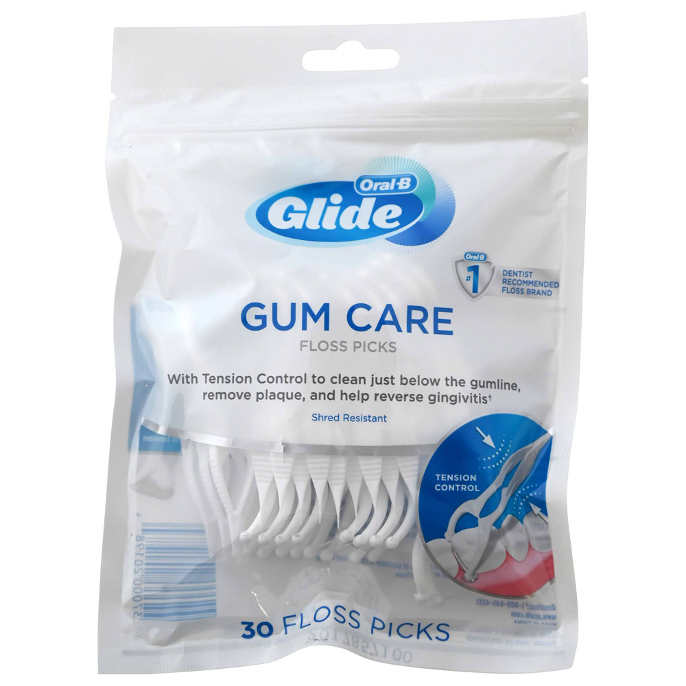 OralB Glide Floss Picks, 30 stk.