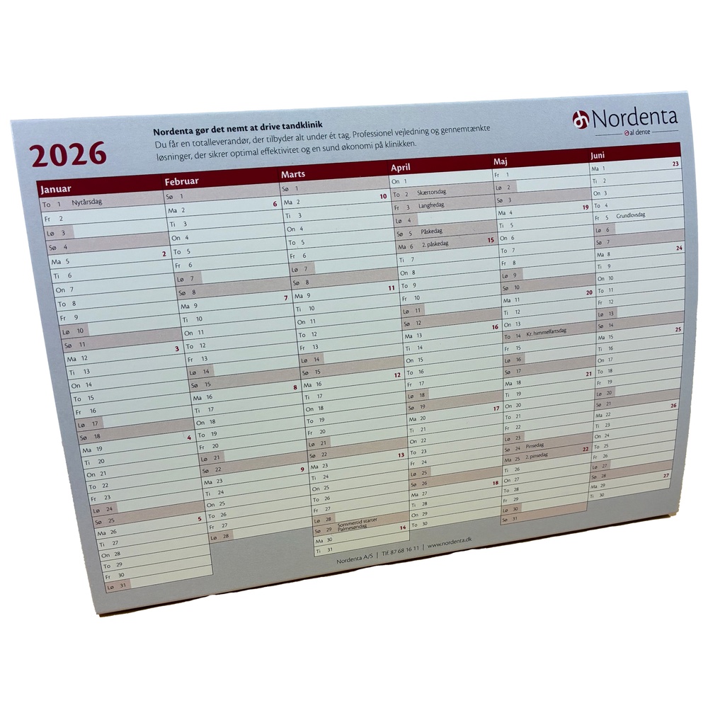 Nordenta Kalender 2026